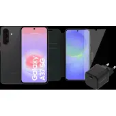 Samsung Galaxy A37 256GB Schwarz 5G + Komplettes Zubehörset
