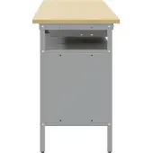 vidaXL Werkbank-Set mit Regal 2 pcs Schwarz und Grau 200 x 55 x 85 cm