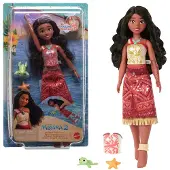 Mattel Disney Princess Disney Moana 2 Swimming Tautai Moana Doll, Modepuppe, Weiblich, 3 Jahr(e), Junge/Mädchen, 282,4 mm, Mehrfarbig