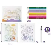 Maped Ausmal-Set AQUA'ART BARBIE