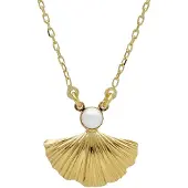 Victoria Cruz A4778-00DG Damen-Collier Tokyo Goldfarben mit Perle