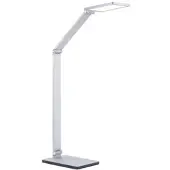 Q-Smart LED Tischleuchte Q-Hannes in Silber tunale white inkl. Fernbedienung