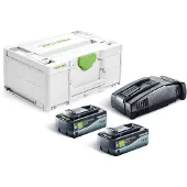 Festool Energie-Set SYS 18V 2xTBX8/SCA16