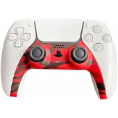 Piranha PS5 Controller Skins - Camo Red