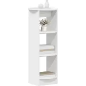 vidaXL Seitenschrank Hochglanz Weiß 40 x 40 x 100 cm Holzwerkstoff