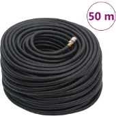 Syfax Hybrid-Luftschlauch Schwarz 0,6" 50 m Gummi und PVC