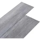 vidaXL Bodenplanken Mattes Holzgrau 5,02 m² 36 Stk. PVC