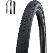 Schwalbe 1 x Marathon E-Plus Smart D-Guard E-50 Schwarz-Reflex 28 x 2,00 (50-622) inkl. Reifenheber