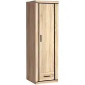 Masseno Drehtürenschrank MALAGA 58/192/59 cm 1-türig Sonoma Eiche
