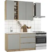 NATUREL Gold Küchenzeile 1,4 m KSETZLATA