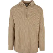 Urban Classics Oversized Knitted Troyer Unionbeige Größe: L | Turtlenecks Outlet | Herren
