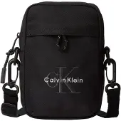 Calvin Klein Umhängetasche "BOLD LOGO NYLON SLIM REPORTER" Mini Bag, Schultertasche unisex, mit CK-Logo