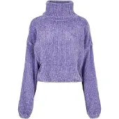 Urban Classics Sweatshirt "Damen Ladies Short Chenille Turtleneck Sweater", 1 Stk.