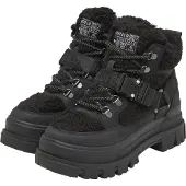 Buffalo Stiefel "ASPHA COM MID WARM - VEGAN NUBUCK/FUR - BLACK"