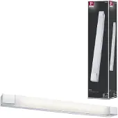 Paulmann LED Spiegelleuchte "Selection Bathroom Spiegelleuchte Quasar IP44 3000K 230V 11,2W", weiß (chromfarben, weiß), 1, H: 4,5cm, 1 Stk., Leuchten, Badezimmerleuchte, LED Spiegelleuchte