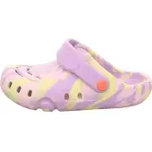 Superfit Splash C Pantoffel, Purple/Yellow, 25
