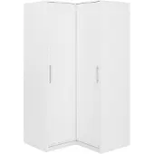Masseno Drehtürenschrank ELISE 108,5/200/57,5 cm 2-türig Weiß