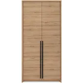 Masseno Drehtürenschrank AZIR 105/217/65 cm 2-türig Eichefarben