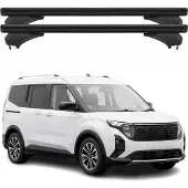 Menabo Dachträger für Ford Tourneo Courier 2023-2025 Aluminium Schwarz 2 tlg