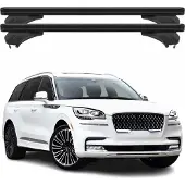 Menabo Dachträger für Lincoln Aviator U611 2020-2025 Aluminium Schwarz 2 tlg