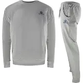 Aquascutum - Iconic Crest - Trainingsset Mit Rundhalsausschnitt In Grau