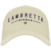 Lambretta - "Originals" Baseball-Mütze für Herren/Damen Unisex (Steinfarben)