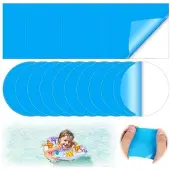 Meoiruery Packung mit 20 Unterwasser-Poolfolien-Reparatursets, Poolflicken für aufblasbare Whirlpools