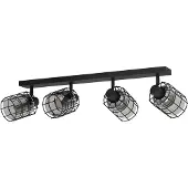 Eglo CONSACA Spot - L78 x H20,5 x AL23,5 cm - schwarz - 4X40W exkl. - IP20