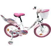 Volare Unicorn Kinderfahrrad 16 Zoll, Weiß