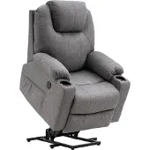 MCombo Elektrisch Aufstehhilfe Fernsehsessel Relaxsessel Massage Heizung USB 7040DE