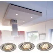 Globo Einbauleuchte Wohnzimmer Einbaulampe Einbaustrahler LED 3er Set 12110-3L