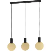 Eglo SARONA, Schwarz, Gold, Stahl, Universal, IP20, I, GU10