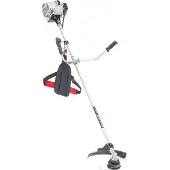 Al-Ko Benzin-Motorsense BC 223 B (41 cm Schnittbreite Faden, 25 cm Schnittbreite Messer 0.7 kW Motorleistung, 22.5 ccm Hubraum 2-Takt-Motor, verstellbarer Bike-Griff, inkl. Tragegurt mit Hüftschutz)