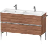 Duravit Waschtischunterschrank boden Sivida 128x59,1x47,7cm, 2 Schub., N N, Gr. chr