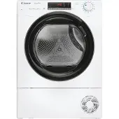 Candy Smart Pro CROE H9A2TBE-S, Freistehend, Frontlader, Wärmepumpe, Weiß, Drehregler, Berührung, Links