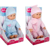 Sonstiges AM Weichbaby ca. 30 cm, 2-fach farbig sortiert: rosa und blau, 1 Stück