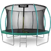 Neo-Sport 12ft/374cm profiliertes Gartentrampolin mit Innennetz