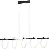 Eglo Caranacoa, Flexible Halterung, Schwarz, Weiß, Schwarz, Weiß, Kunststoff, Stahl, Schwarz, Drinnen