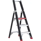 Altrex Stufenstehleiter Professional Topline, einseitig, Aluminium, 3 Stufen, schwarz
