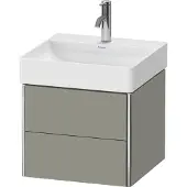 Duravit XSquare Waschtischunterbau wandhängend 48,4x46,0 cm, 2 Schubkästen, für Waschtisch DuraSq