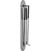 Blomus - Ashi Kaminbesteck Wand Mounted 3 pcs. Black