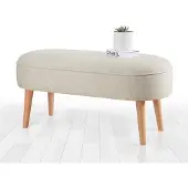 Hannah Home , Lednok- FLF1194, Sahne, Klassische Sitzsäcke, 100% Leinen