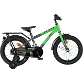 Volare Thombike Kinderfahrrad - Jungen - 16 Zoll - Grün-Grau