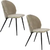 Zuiver Cozy Esszimmerstuhl Stahl/Polyester