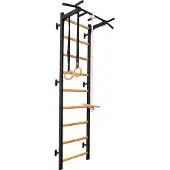 BenchK 721B + A076, 150 kg, Wand, Schwarz, Weiß, Stahl, Holz, 30 kg