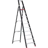Altrex Stufenstehleiter Professional Topline, einseitig, Aluminium, 10 Stufen, schwarz