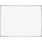 Franken Whiteboard PRO, emailliert, Wandmontage im Hoch- & Querformat, Stahl weiß lackiert & Aluminiumrahmen, magnethaftend, Ablageschale, 1200 x 3000 mm