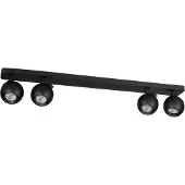 Kanlux S.A. Wand-Deckenleuchte GALOBA GU10 Schwarz 4x 33681