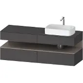 Duravit Waschtischunterschrank Qatego 160x55x60cm, ba m/Gr m, Pl, B r, B