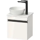Duravit Konsolen-Waschtischunterschrank wandhängend Sivida 40x44x32,5cm, Tür, Gr. sw, re, we. hgl